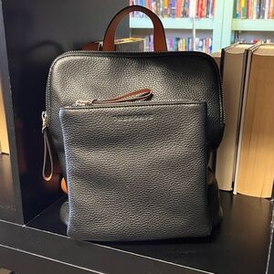 The Horse Black Crossbody Backpack